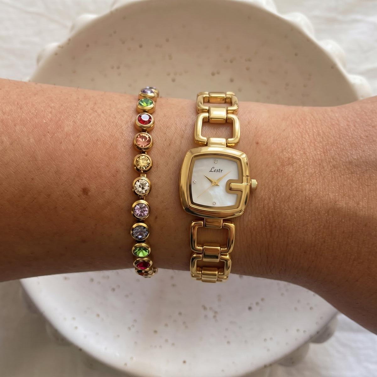 Parisian Gold Link Watch