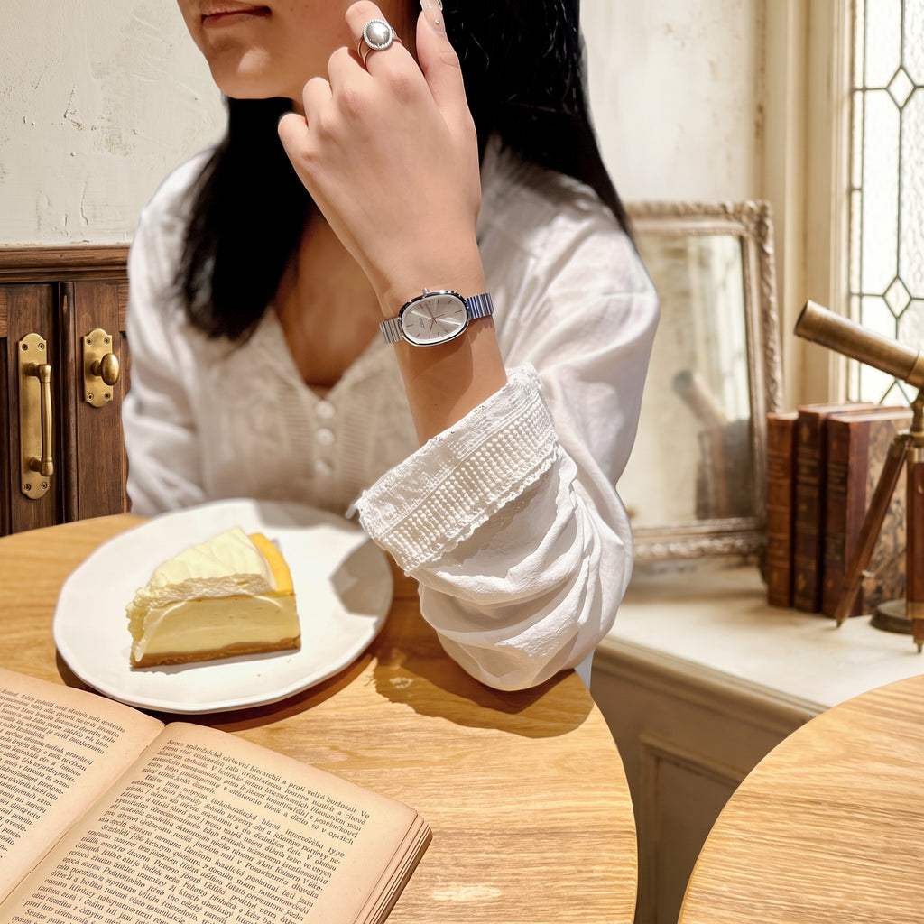 Gold Oval Bracelet Watch