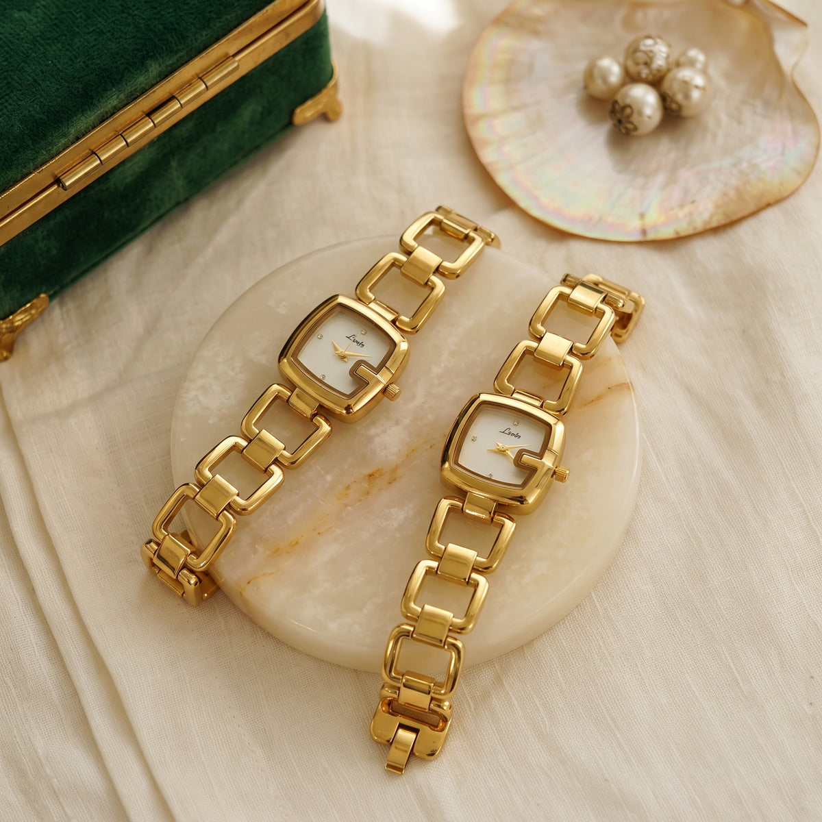 Parisian Gold Link Watch
