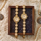 Pearl Blossom Crystal Gold Watch