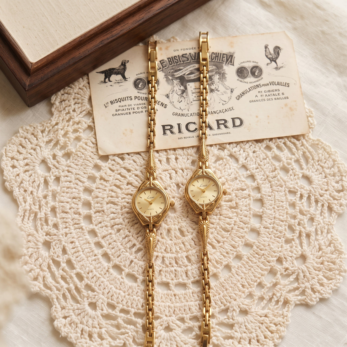 Petite Doré Gold Bracelet Watch