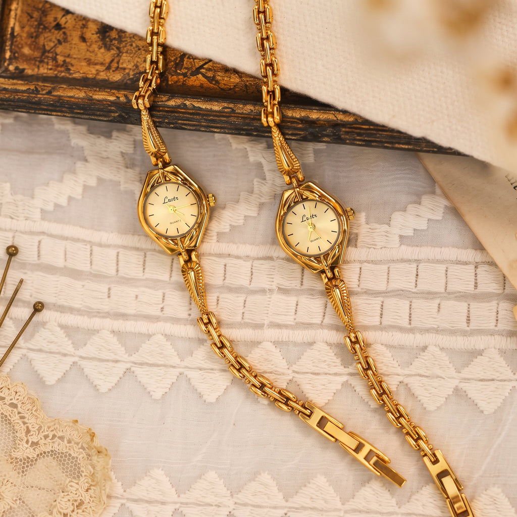 Petite Doré Gold Bracelet Watch