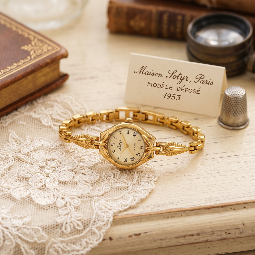 Petite Doré Gold Bracelet Watch
